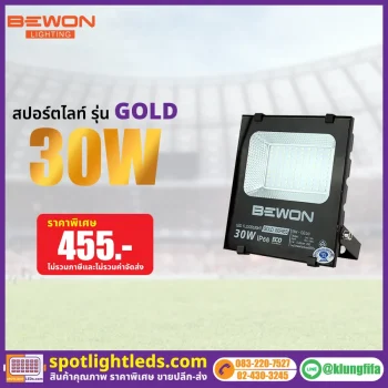 สปอร์ตไลท์ รุ่น GOLD SERIES 30W