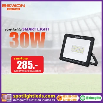 สปอร์ตไลท์ รุ่น SMART LIGHT 30 วัตต์